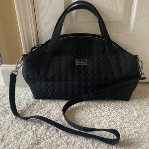 Vera Bradley Multi Strap Quilted Black Purse